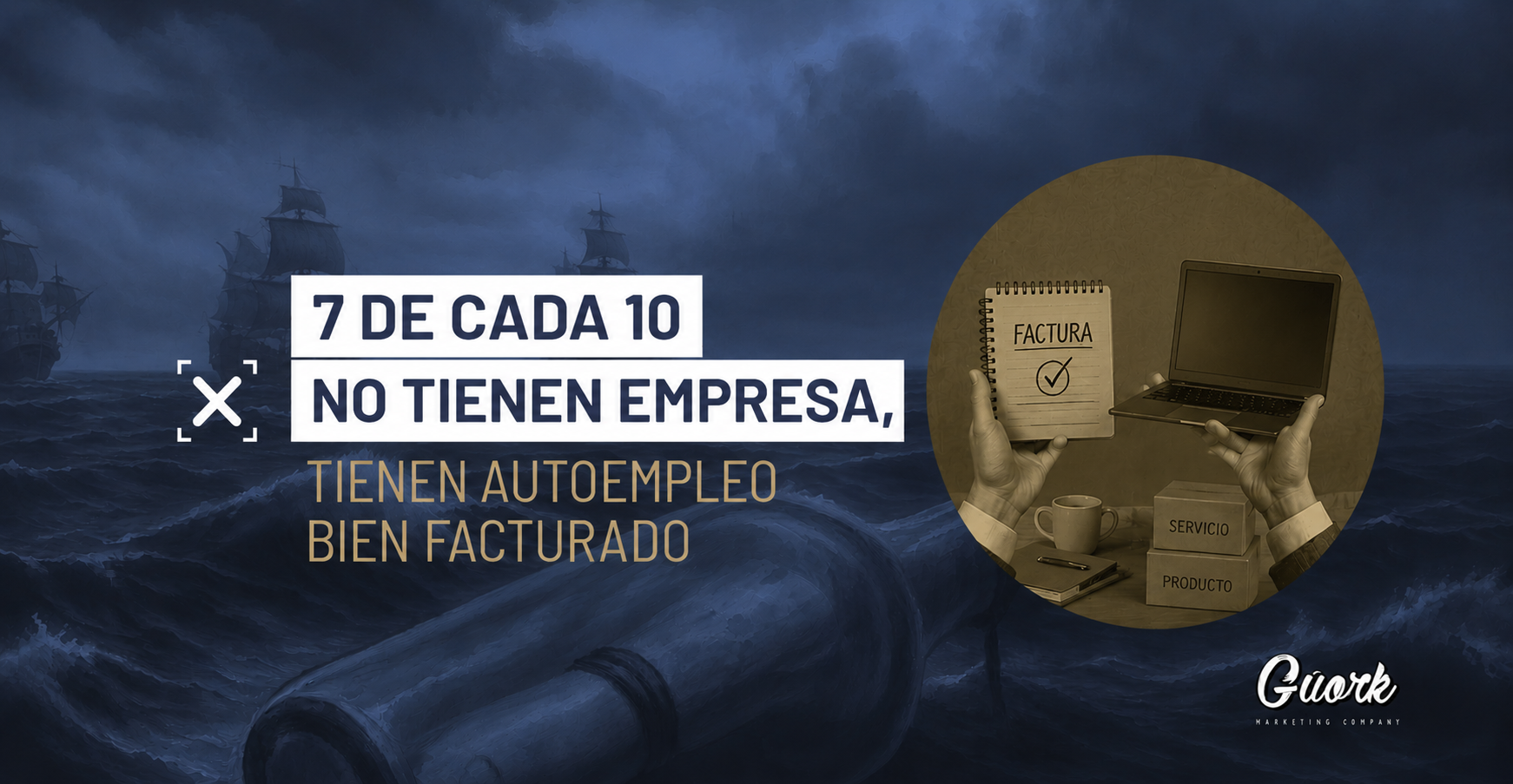 7 de cada 10 no tienen empresa, tienen autoempleo bien facturado
